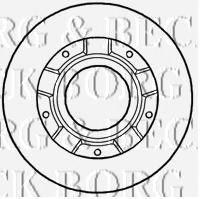 Тормозной диск BORG & BECK BBD5932S