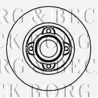 Тормозной диск BORG & BECK BBD5934S
