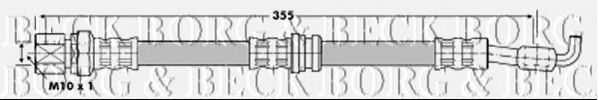 Тормозной шланг BORG & BECK BBH6947