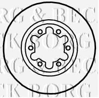Тормозной диск BORG & BECK BBD4708