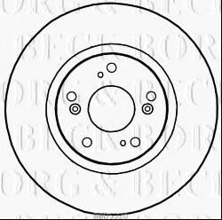 Тормозной диск BORG & BECK BBD5320