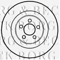 Тормозной диск BORG & BECK BBD5828S