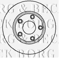 Тормозной диск BORG & BECK BBD5909S