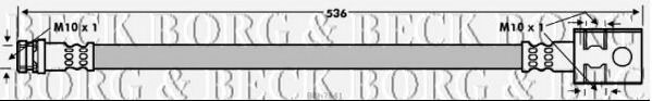 Тормозной шланг BORG & BECK BBH7641