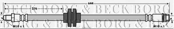 Тормозной шланг BORG & BECK BBH7745