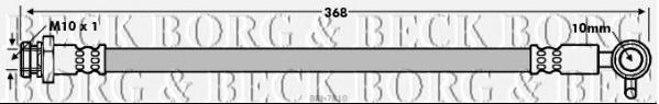 Тормозной шланг BORG & BECK BBH7810