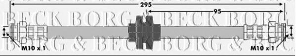 Тормозной шланг BORG & BECK BBH6098