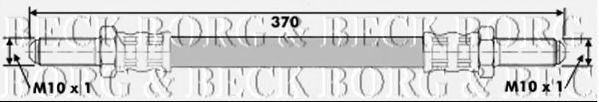 Тормозной шланг BORG & BECK BBH6247