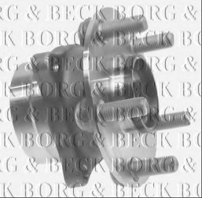 Комплект подшипника ступицы колеса BORG & BECK BWK1159