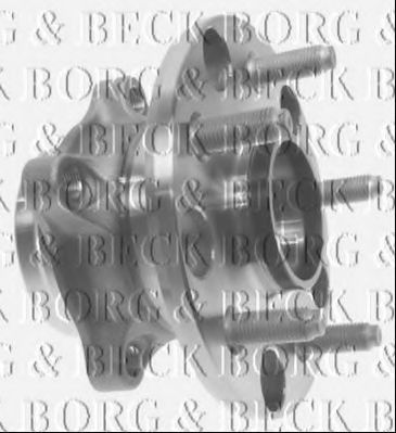 Комплект подшипника ступицы колеса BORG & BECK BWK1207