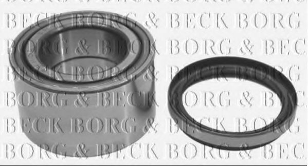 Комплект подшипника ступицы колеса BORG & BECK BWK408