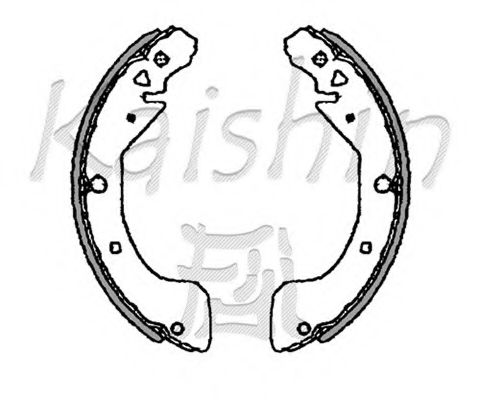 Комплект тормозных колодок KAISHIN K7918