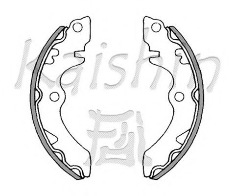 Комплект тормозных колодок KAISHIN K9902