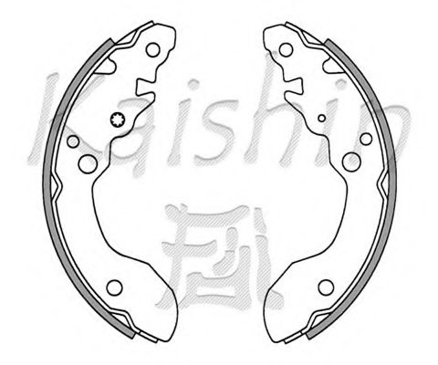 Комплект тормозных колодок KAISHIN K9955