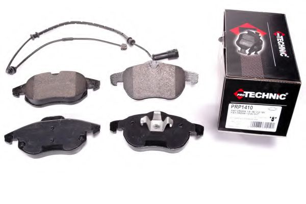 Комплект тормозных колодок, дисковый тормоз PROTECHNIC PRP1410