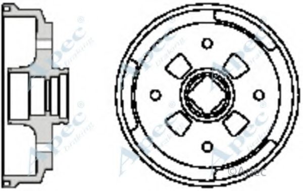 Тормозной барабан APEC braking DRM9130