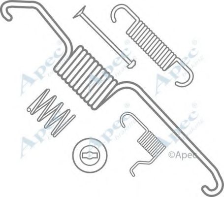 Комплектующие, тормозная колодка APEC braking KIT877