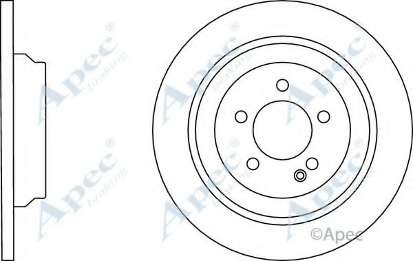 Тормозной диск APEC braking DSK3151