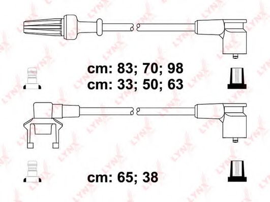 Комплект проводов зажигания NGK 7185