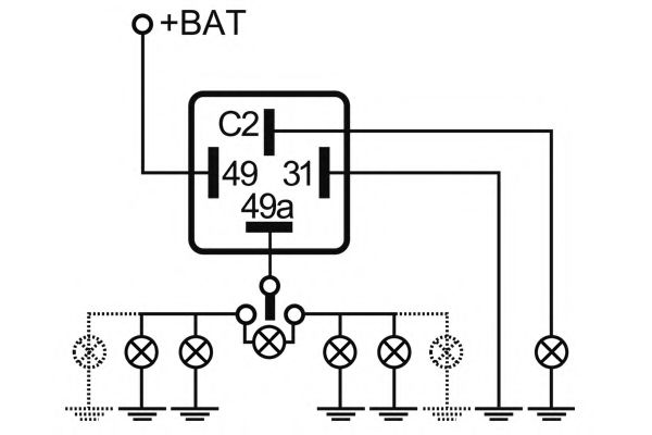 Прерыватель указателей поворота NAGARES 01085