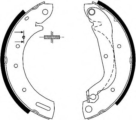 Комплект тормозных колодок HELLA PAGID 8DB 355 002-321