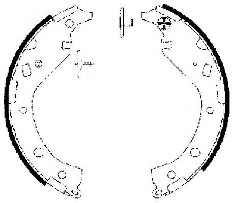 Комплект тормозных колодок HELLA PAGID 8DB 355 002-811