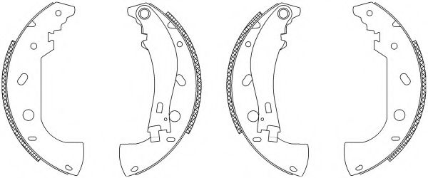 Комплект тормозных колодок HELLA PAGID 8DB 355 003-211