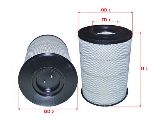 Воздушный фильтр SAKURA  Automotive A-44270