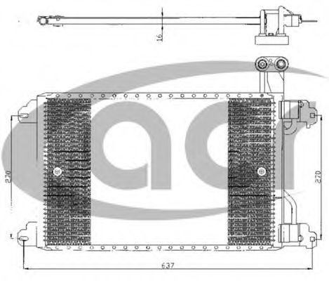 Конденсатор, кондиционер ACR 300088