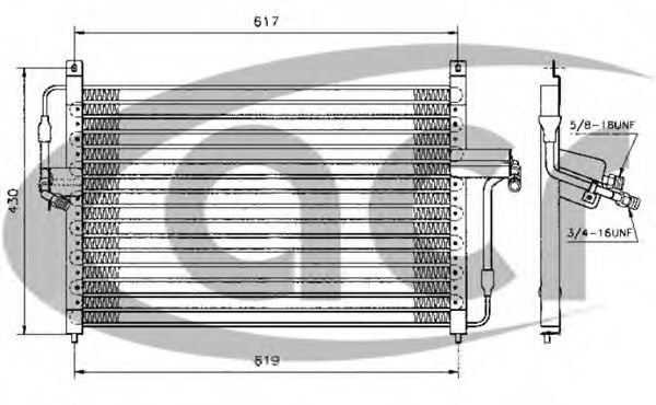 Конденсатор, кондиционер ACR 300244