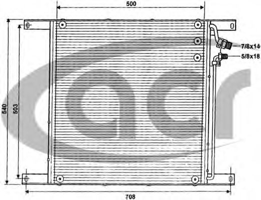 Конденсатор, кондиционер ACR 300263