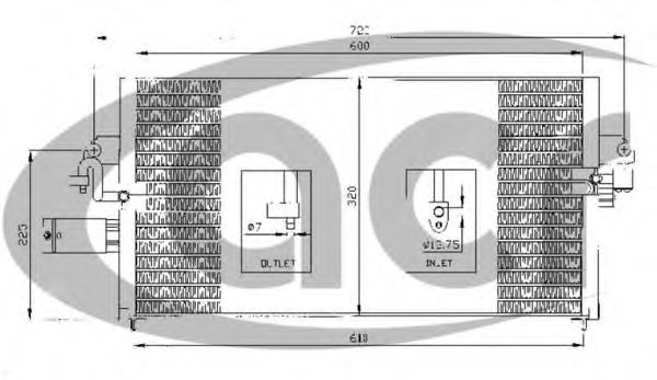 Конденсатор, кондиционер ACR 300267