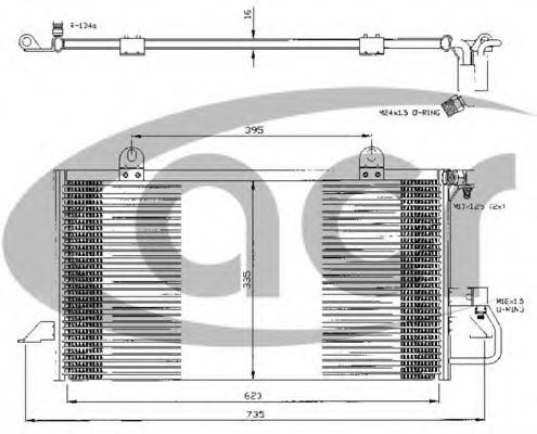 Конденсатор, кондиционер ACR 300289