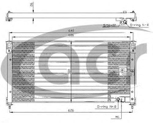 Конденсатор, кондиционер ACR 300321