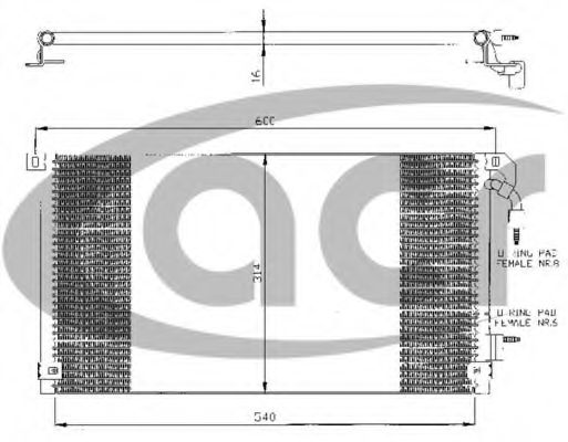 Конденсатор, кондиционер ACR 300359