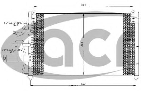 Конденсатор, кондиционер ACR 300385