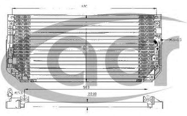 Конденсатор, кондиционер ACR 300415