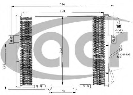 Конденсатор, кондиционер ACR 300427