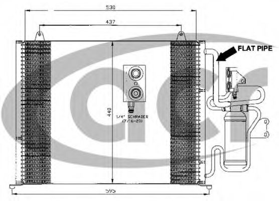 Конденсатор, кондиционер ACR 300456