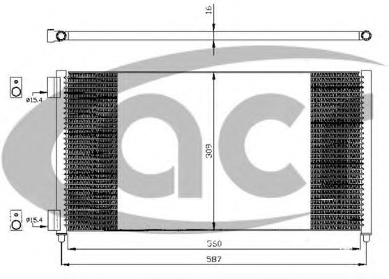 Конденсатор, кондиционер ACR 300539