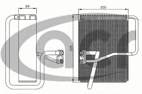 Испаритель, кондиционер ACR 310133
