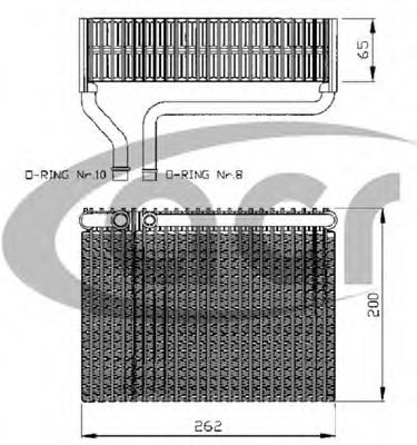 Испаритель, кондиционер ACR 310155