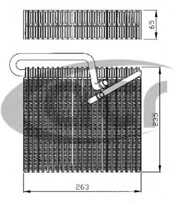 Испаритель, кондиционер ACR 310158