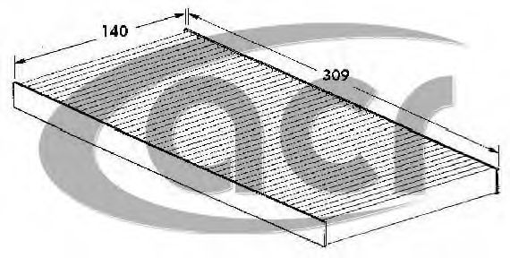 Фильтр, воздух во внутренном пространстве KÜHLER SCHNEIDER 8601001