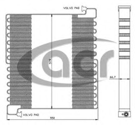 Конденсатор, кондиционер ACR 300515