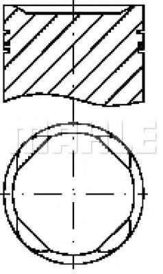 Поршень METAL LEVE P2464