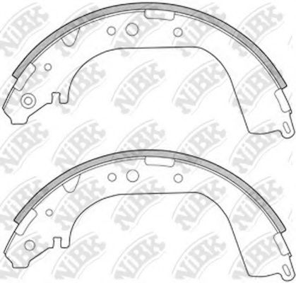 Комплект тормозных колодок NiBK FN1179