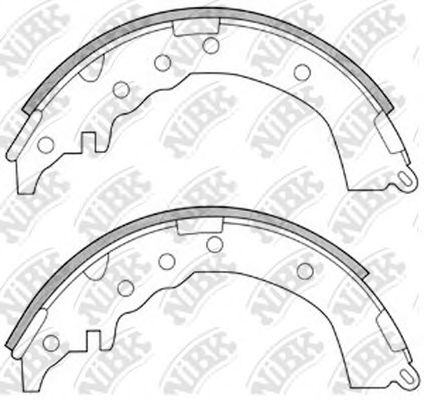 Комплект тормозных колодок NiBK FN2338