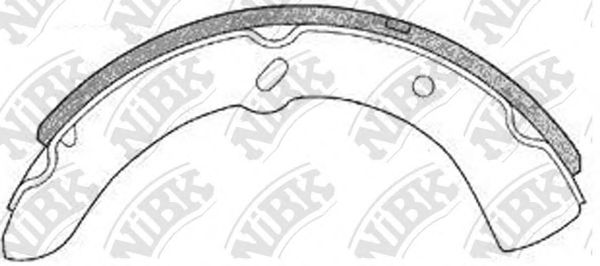 Комплект тормозных колодок NiBK FN3337