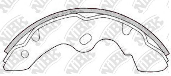 Комплект тормозных колодок NiBK FN4428